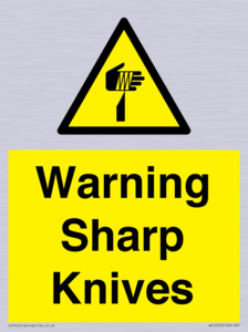 Warning Sharp Knives